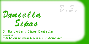 daniella sipos business card